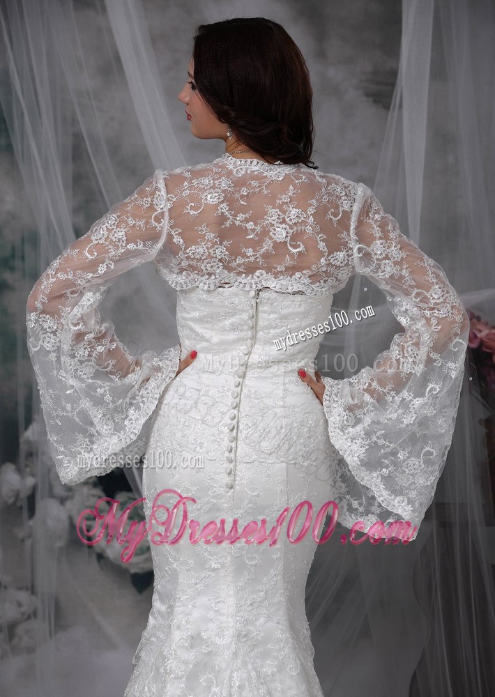 Lace Mermaid Court Train Clasp Handle Dresses for the Bride 2013